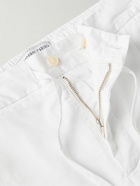 Frescobol Carioca - Mendes Slim-Fit Straight-Leg Stretch-Cotton Twill Drawstring Trousers - White