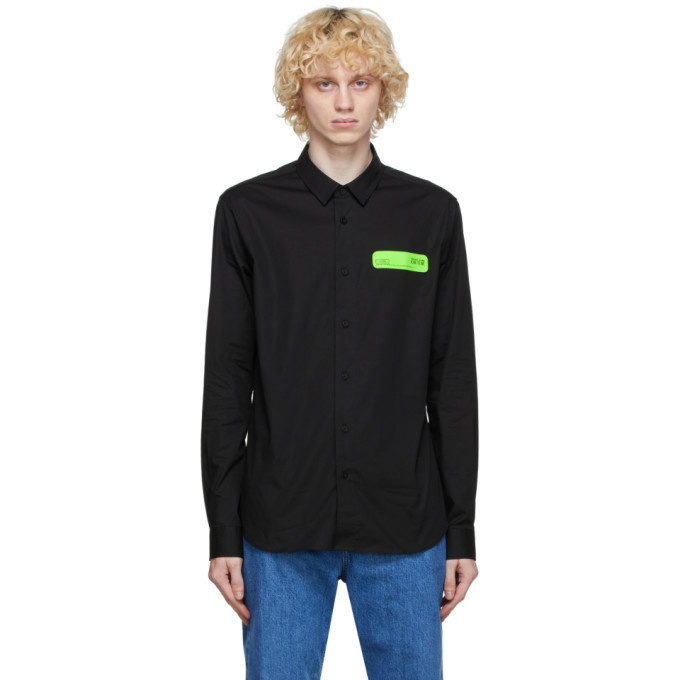 Photo: Versace Jeans Couture Black Poplin Shirt