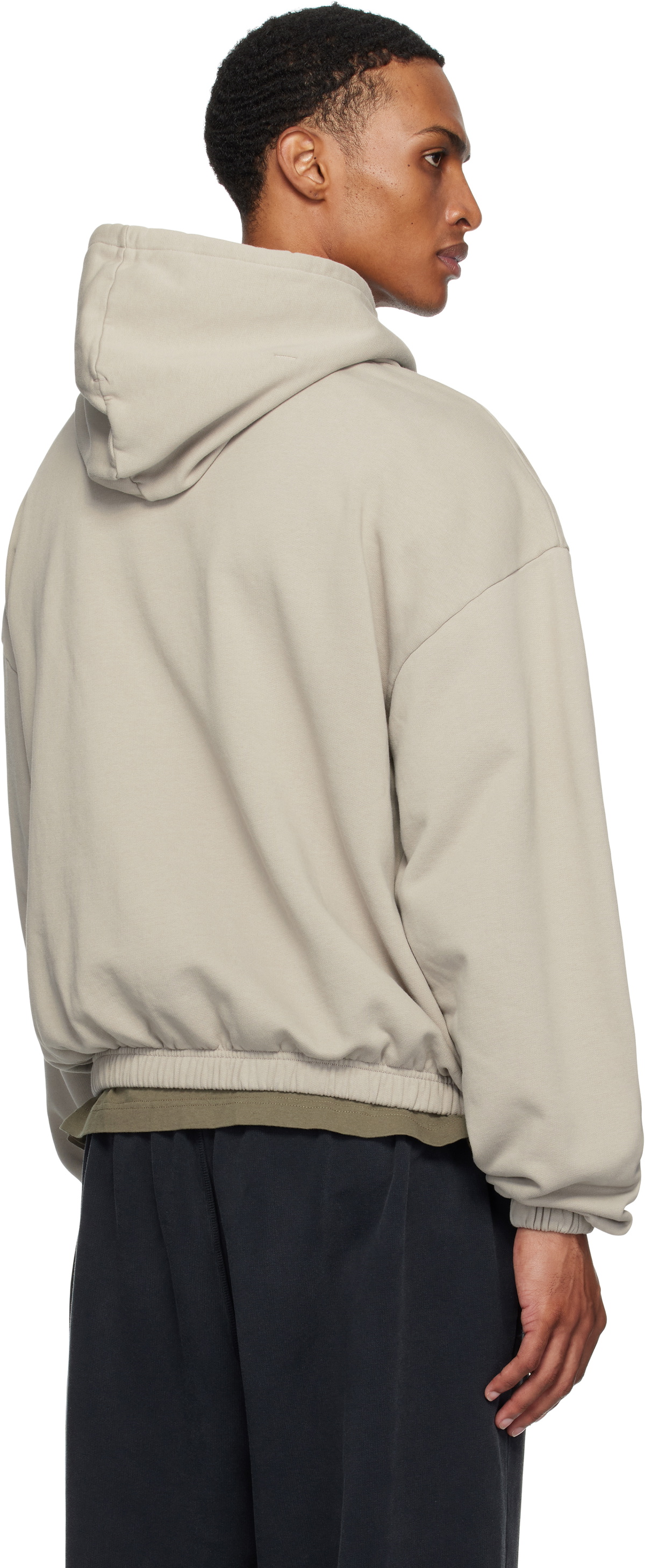 Umbro Taupe OG Logo Mask Hoodie
