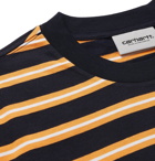 Carhartt WIP - Oakland Striped Cotton-Jersey T-Shirt - Blue