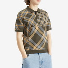 Dime Men's Antique Polo in Brown Multi
