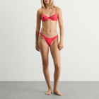 Damson Madder Women's Uma Underwire Bikini Top in Red