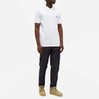 Fred Perry Authentic Men's Slim Fit Plain Polo Shirt in White