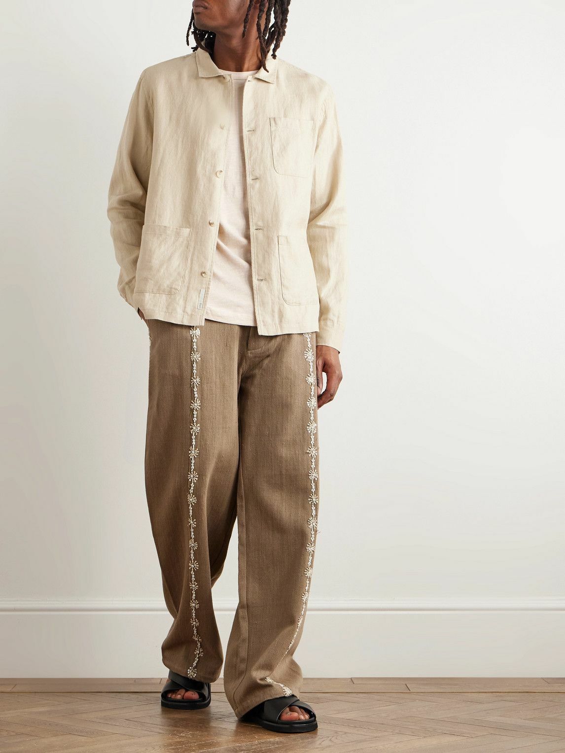 Onia - Slub Cotton-Jersey T-Shirt - Neutrals