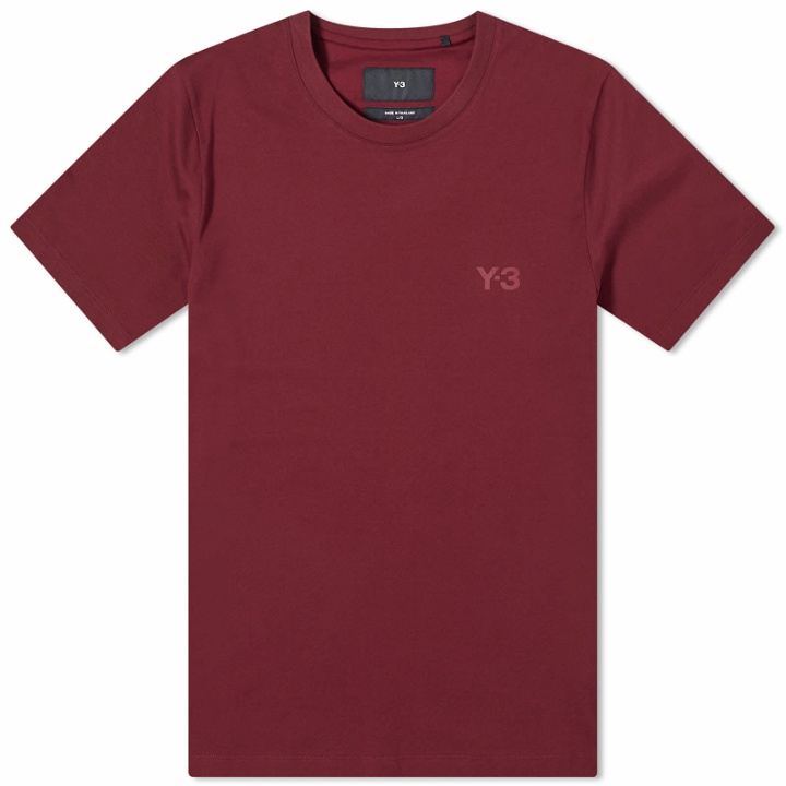 Photo: Y-3 Men's Relaxed Short Sleeve T-Shirt in Shadow Red