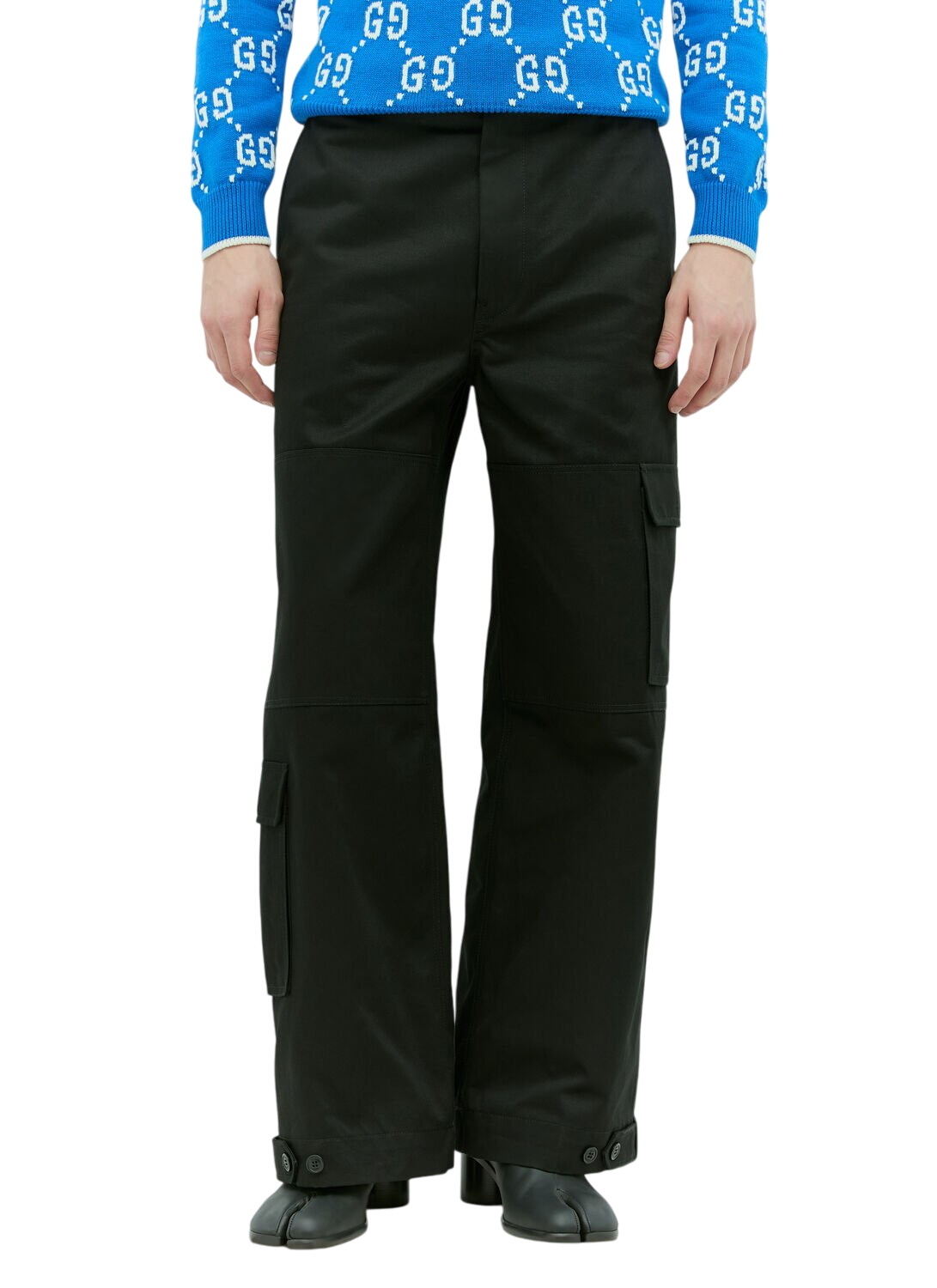 Gucci Wide-leg cotton cargo pants Gucci