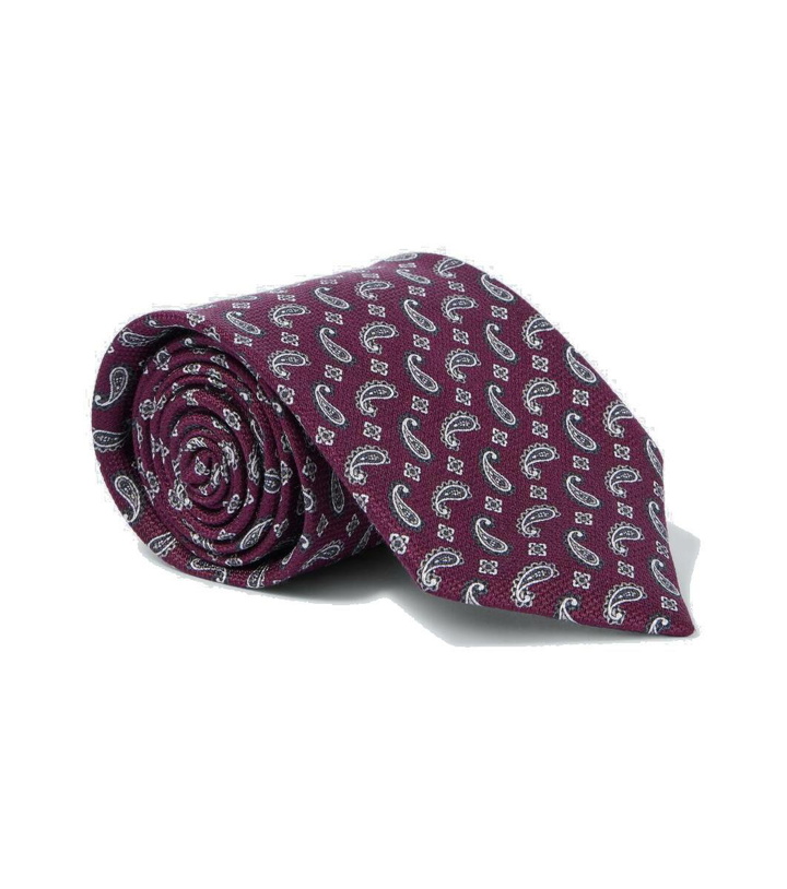 Photo: Brioni Paisley silk tie