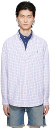 Polo Ralph Lauren Pink & Blue Classic Fit Performance Shirt