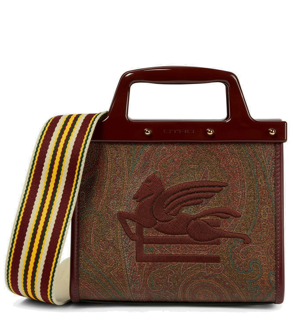Etro Love Trotter Mini jacquard tote bag Etro
