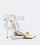 Mach & Mach Le Cadeau embellished satin sandals