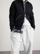 CELINE - Cotton-Jersey Sweatpants - Gray