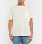 Officine Generale - Slub Linen T-Shirt - Men - White