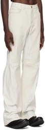 CARNET-ARCHIVE Off-White Human Shell Ruined Jeans
