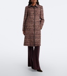 Etro Single-breasted tweed coat