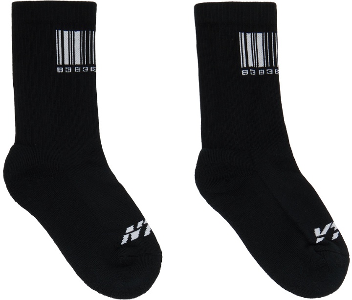Photo: VTMNTS Black Barcode Socks