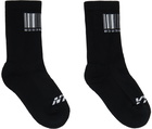 VTMNTS Black Barcode Socks