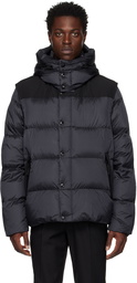 Burberry Navy Puffer Down Jacket