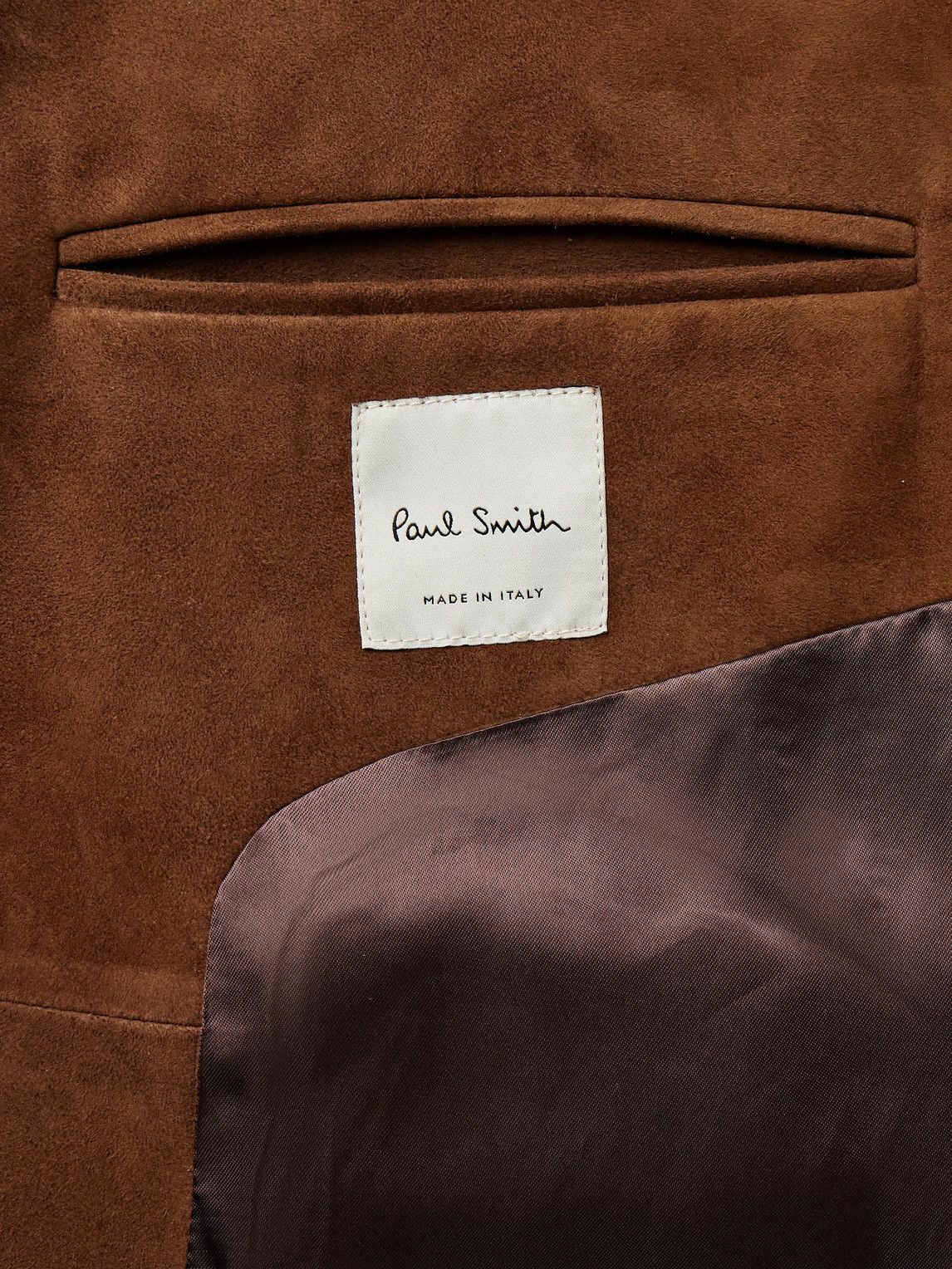 Paul Smith - Suede Suit Jacket - Brown