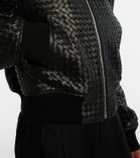 Bottega Veneta Intrecciato leather jacket
