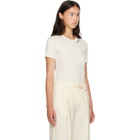 Moncler Off-White S/S Jersey T-shirt