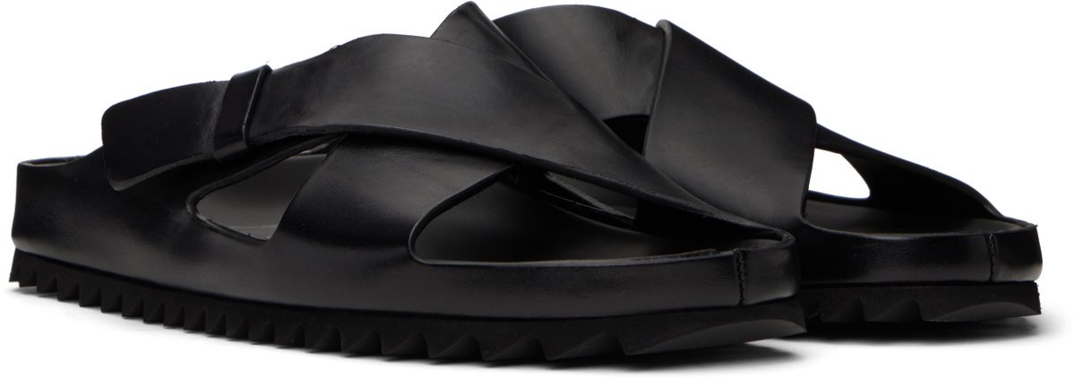 Officine Creative Black Agorà 011 Sandals