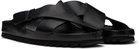 Officine Creative Black Agorà 011 Sandals