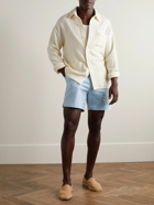 Orlebar Brown - Bulldog Slim-Fit Cotton-Blend Twill Shorts - Blue