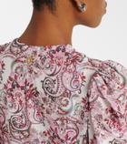 Bananhot Berta paisley beach cover-up