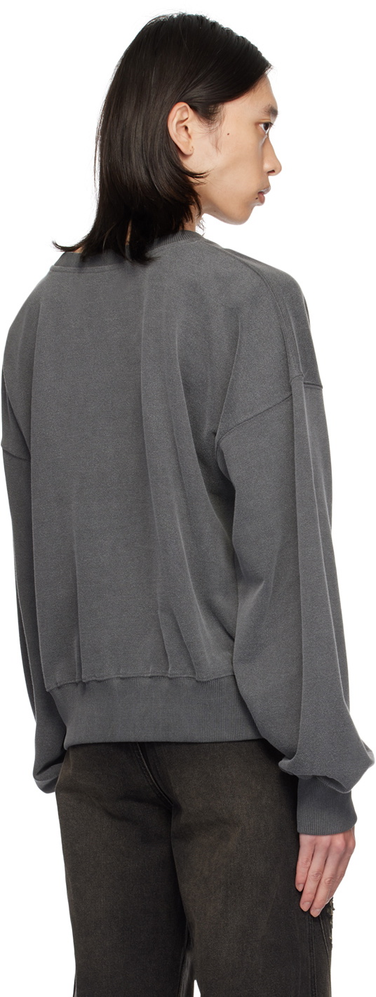 lesugiatelier Gray Ring Sweatshirt