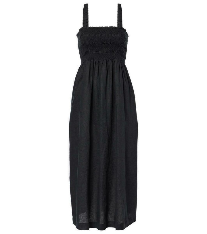 Photo: Heidi Klein La Bocana shirred linen midi dress