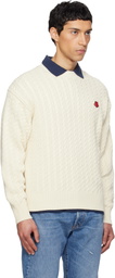 Kenzo Off-White Kenzo Paris 'Boke Flower' Knit Sweater