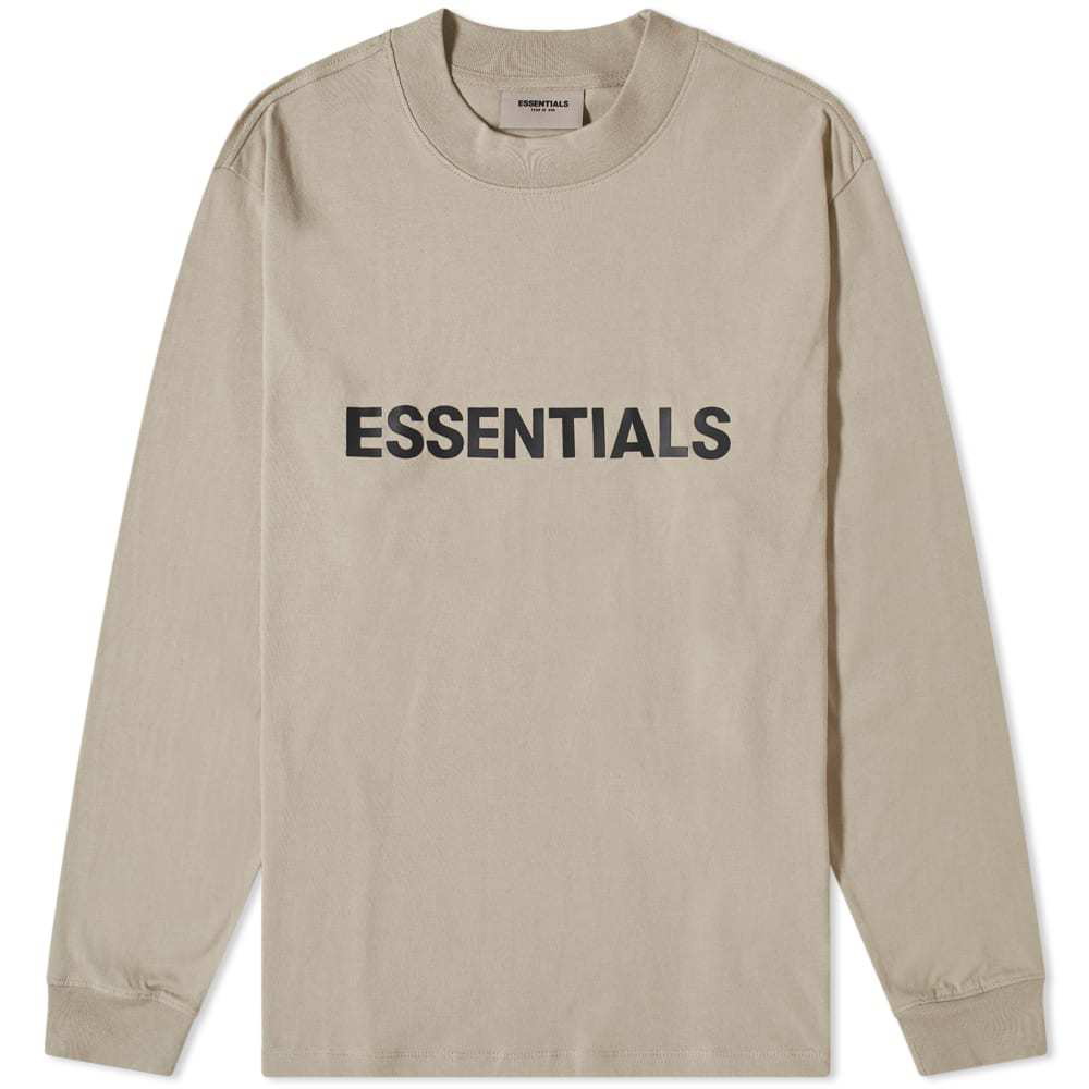 Fear of God ESSENTIALS Long Sleeve Front Logo Tee Fear Of