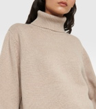 Toteme Wool and cashmere turtleneck sweater