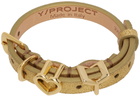 Y/Project Gold Y Heart Belt Bracelet