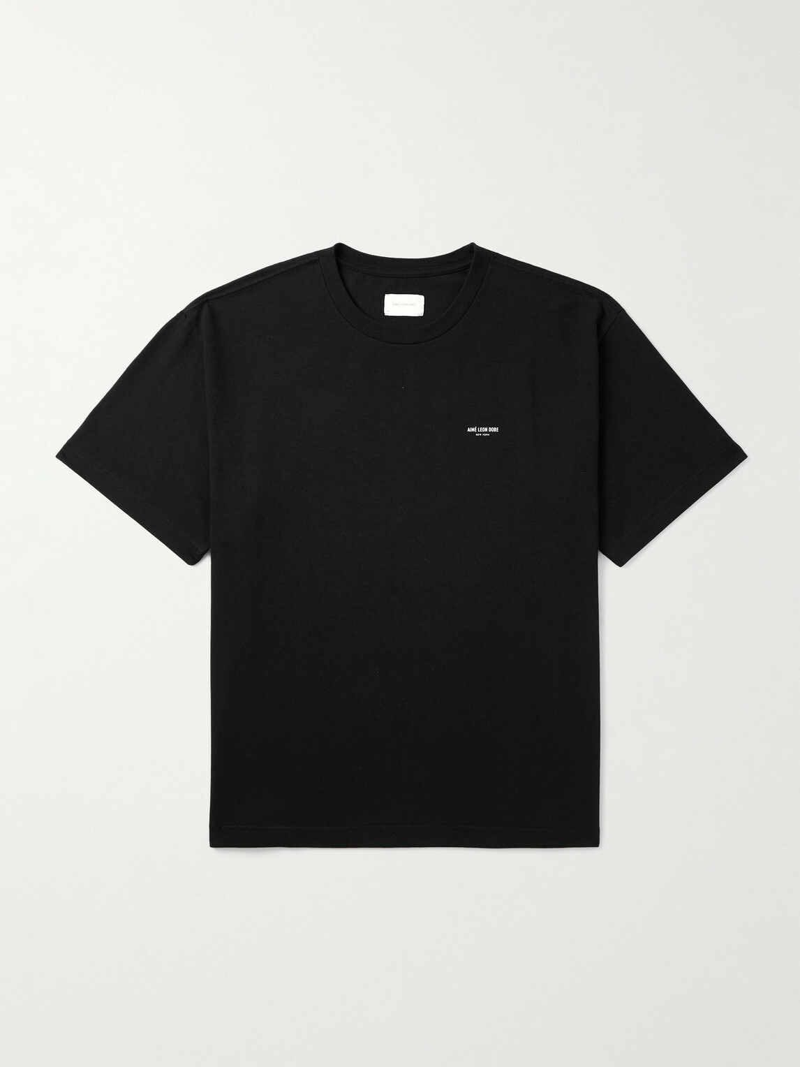 Aimé Leon Dore - Logo-Print Cotton-Jersey T-Shirt - Black