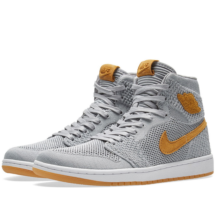 Photo: Nike Air Jordan 1 Retro High Flyknit Grey