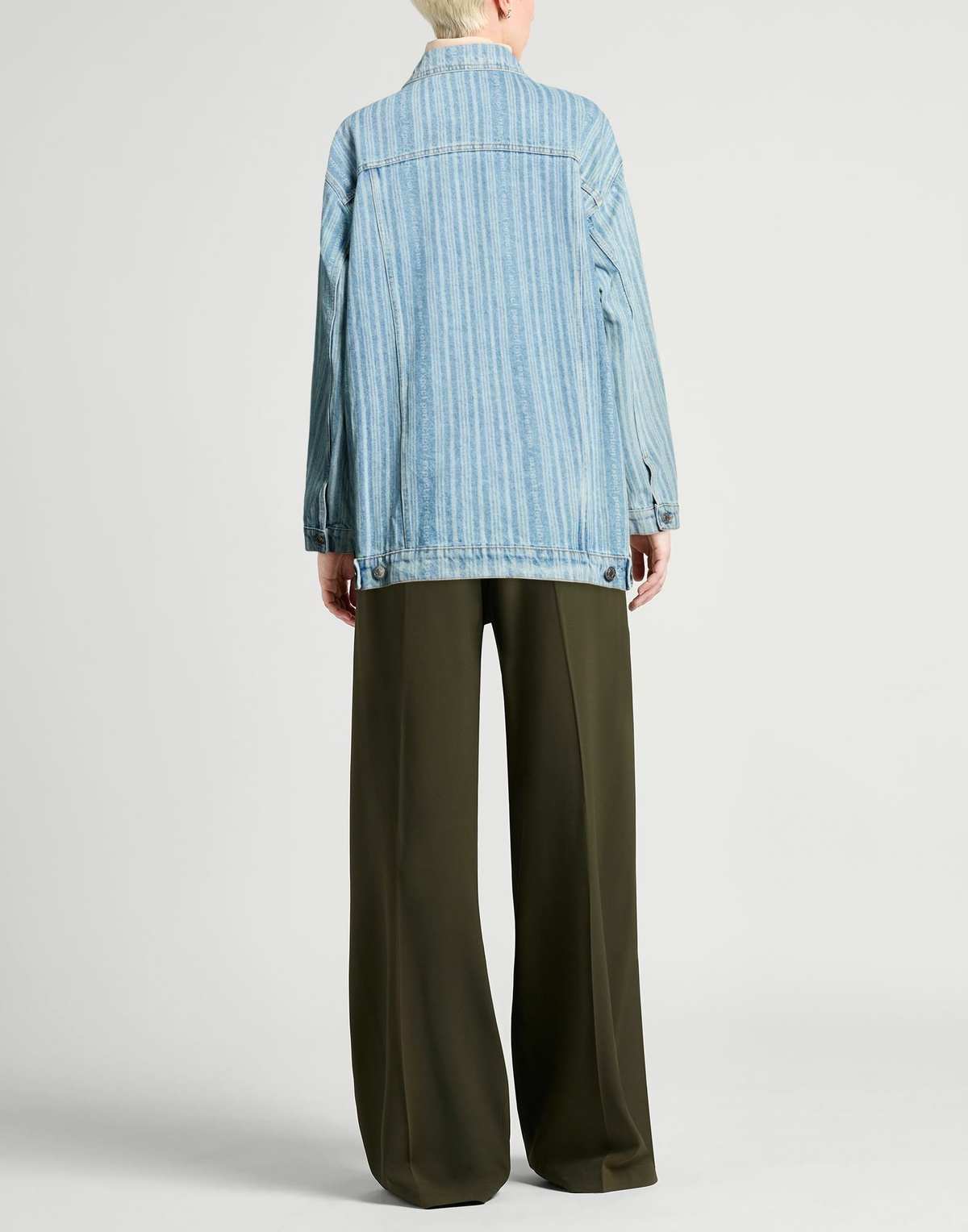 Martine Rose Womens Denim outerwear in Blue