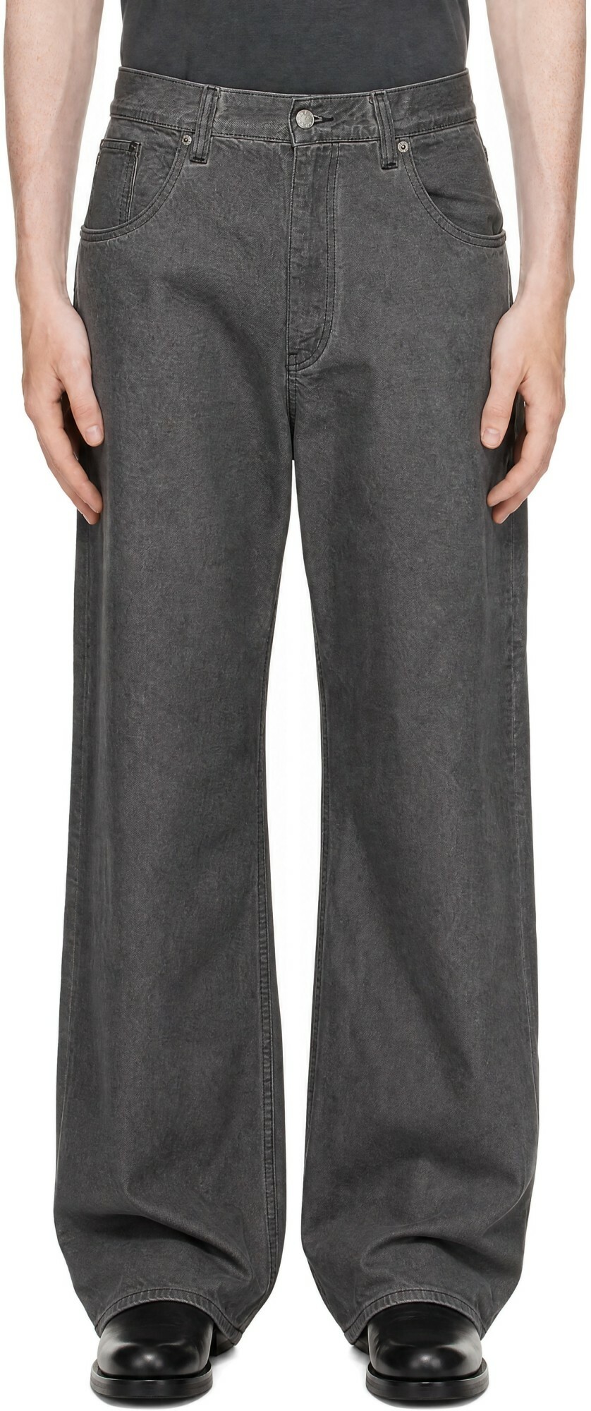 Sunflower Gray Super Wide Jeans
