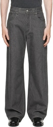 Sunflower Gray Super Wide Jeans