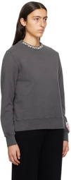 Golden Goose Gray Crystals Sweatshirt