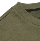 rag & bone - Logo-Print Loopback Cotton-Jersey Sweatshirt - Green