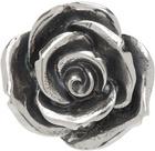 Emanuele Bicocchi Silver Rose Stud Single Earring