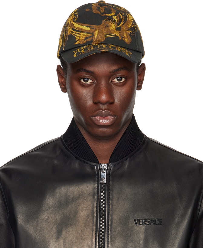 Photo: Versace Jeans Couture Black & Gold Baseball Cap