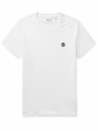 Burberry - Slim-Fit Logo-Embroidered Cotton-Jersey T-Shirt - White