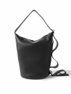 LOEWE - Loop Medium Logo-Debossed Leather Bucket Bag