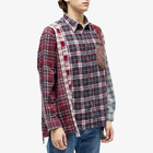 Needles Men's 7 Cuts Wide Flannel Shirt in Assorted