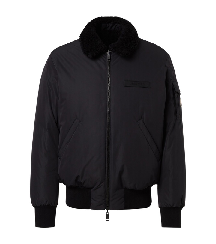Photo: Moncler Maulevrier reversible down bomber jacket