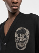 ALEXANDER MCQUEEN - Skull Embroidered Cardigan