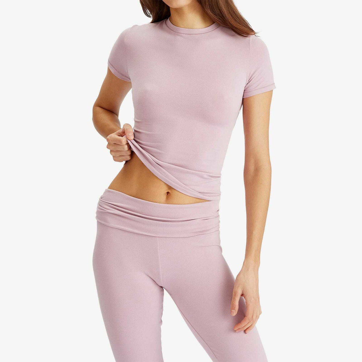 SKIMS Women's Cotton Jersey T-Shirt in Dusk