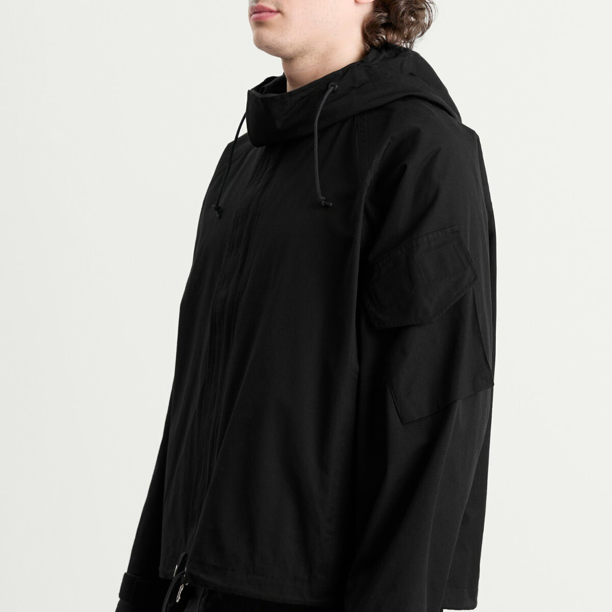 Cole Buxton Men's Hooded Jacket in Black